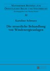 Buchcover Die steuerliche Behandlung von Windenergieanlagen