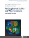 Buchcover Philosophie der Kultur- und Wissensformen