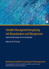 Buchcover Variable Managementvergütung mit Bonusbanken und Obergrenzen