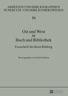 Buchcover Ost und West in Buch und Bibliothek
