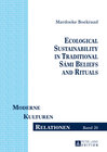 Buchcover Ecological Sustainability in Traditional Sámi Beliefs and Rituals