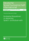 Buchcover Kontrastive Perspektiven im deutschen Sprach- und Kulturerwerb