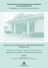 Buchcover Akten des XIII. Internationalen Germanistenkongresses Shanghai 2015 – Germanistik zwischen Tradition und Innovation