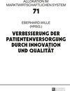 Buchcover Verbesserung der Patientenversorgung durch Innovation und Qualität