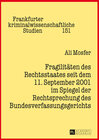 Buchcover Fragilitäten des Rechtsstaates seit dem 11. September 2001 im Spiegel der Rechtsprechung des Bundesverfassungsgerichts