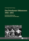 Buchcover Das Potsdamer Abkommen 1945–2015
