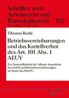 Buchcover Betriebsvereinbarungen und das Kartellverbot des Art. 101 Abs. 1 AEUV