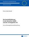Buchcover Die Geschäftsführung in der deutschen GmbH und der norwegischen AS