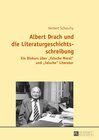 Buchcover Albert Drach und die Literaturgeschichtsschreibung