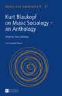 Buchcover Kurt Blaukopf on Music Sociology – an Anthology