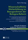 Buchcover Wissenschaftliche Weiterbildung im Bezugsrahmen der Bologna-Reform