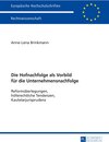 Buchcover Die Hofnachfolge als Vorbild für die Unternehmensnachfolge