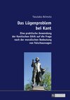 Buchcover Das Lügenproblem bei Kant
