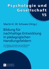 Buchcover Bildung für nachhaltige Entwicklung in pädagogischen Handlungsfeldern