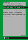 Buchcover Corpus-based Approaches to Translation and Interpreting