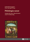 Buchcover Philologia sanat