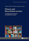 Buchcover Wissen und literarisches Lernen