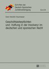 Buchcover Geschäftsleiterpflichten und -haftung in der Insolvenz im deutschen und spanischen Recht