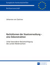 Buchcover Rechtsformen der Staatsverwaltung – eine Dekonstruktion