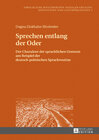 Buchcover Sprechen entlang der Oder