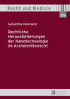 Buchcover Rechtliche Herausforderungen der Nanotechnologie im Arzneimittelrecht