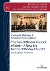 Buchcover The Pan-Orthodox Council of 2016 – A New Era for the Orthodox Church?