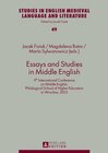 Buchcover Essays and Studies in Middle English