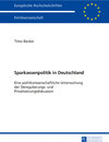 Buchcover Sparkassenpolitik in Deutschland