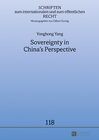 Buchcover Sovereignty in China’s Perspective