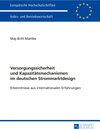 Buchcover Versorgungssicherheit und Kapazitätsmechanismen im deutschen Strommarktdesign