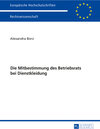 Buchcover Die Mitbestimmung des Betriebsrats bei Dienstkleidung