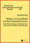 Buchcover Risiken von Social Media und User Generated Content