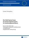 Buchcover Der Debt-Equity-Swap als Sanierungsinstrument im Insolvenzplanverfahren