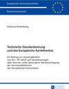 Buchcover Technische Standardsetzung und das Europäische Kartellverbot