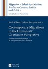 Buchcover Contemporary Migrations in the Humanistic Coefficient Perspective