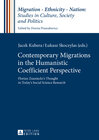 Buchcover Contemporary Migrations in the Humanistic Coefficient Perspective