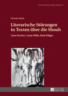 Buchcover Literarische Störungen in Texten über die Shoah