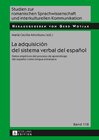 Buchcover La adquisición del sistema verbal del español