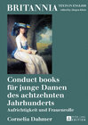 Buchcover Conduct books für junge Damen des achtzehnten Jahrhunderts