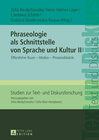 Phraseologie als Schnittstelle von Sprache und Kultur II width=