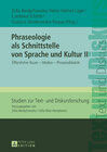 Buchcover Phraseologie als Schnittstelle von Sprache und Kultur II