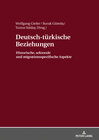 Buchcover Deutsch-türkische Beziehungen