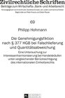 Buchcover Die Genehmigungsfiktion nach § 377 HGB bei Falschlieferung und Quantitätsabweichung