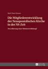Buchcover Die Mitgliederentwicklung der Neuapostolischen Kirche in der NS-Zeit