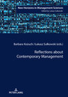 Buchcover Reflections about Contemporary Management