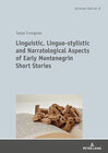 Buchcover Linguistic, Linguo-stylistic and Narratological Aspects of Early Montenegrin Short Stories