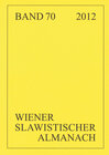 Buchcover Wiener Slawistischer Almanach Band 70/2012