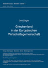Buchcover Griechenland in der Europäischen Wirtschaftsgemeinschaft