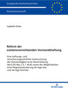 Buchcover Reform der existenzvernichtenden Vorstandshaftung