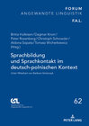 Buchcover Sprachbildung und Sprachkontakt im deutsch-polnischen Kontext